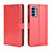 Handytasche Stand Schutzhülle Flip Leder Hülle für Oppo Reno4 4G Rot