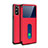 Handytasche Stand Schutzhülle Flip Leder Hülle für Oppo Reno4 Pro 5G Rot