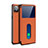 Handytasche Stand Schutzhülle Flip Leder Hülle für Oppo Reno4 SE 5G Orange