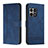 Handytasche Stand Schutzhülle Flip Leder Hülle H01X für OnePlus 10 Pro 5G Blau