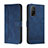 Handytasche Stand Schutzhülle Flip Leder Hülle H01X für Xiaomi Redmi K30S 5G Blau
