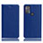 Handytasche Stand Schutzhülle Flip Leder Hülle H02P für Motorola Moto G50 Blau