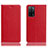 Handytasche Stand Schutzhülle Flip Leder Hülle H02P für Oppo A56 5G Rot
