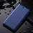 Handytasche Stand Schutzhülle Flip Leder Hülle H02P für Samsung Galaxy A9 Star Lite Blau