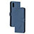 Handytasche Stand Schutzhülle Flip Leder Hülle H02X für Xiaomi Redmi 9i Blau
