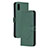 Handytasche Stand Schutzhülle Flip Leder Hülle H02X für Xiaomi Redmi 9i Grün