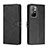 Handytasche Stand Schutzhülle Flip Leder Hülle H02X für Xiaomi Redmi Note 11 5G Schwarz