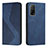 Handytasche Stand Schutzhülle Flip Leder Hülle H03X für Xiaomi Redmi K30S 5G Blau