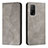 Handytasche Stand Schutzhülle Flip Leder Hülle H03X für Xiaomi Redmi K30S 5G Grau
