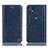 Handytasche Stand Schutzhülle Flip Leder Hülle H04P für Motorola Moto G50 5G Blau