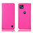 Handytasche Stand Schutzhülle Flip Leder Hülle H04P für Motorola Moto G50 5G Pink