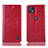 Handytasche Stand Schutzhülle Flip Leder Hülle H04P für Motorola Moto G50 5G Rot