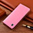 Handytasche Stand Schutzhülle Flip Leder Hülle H04P für Motorola Moto G62 5G Rosa