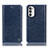 Handytasche Stand Schutzhülle Flip Leder Hülle H04P für Motorola Moto G82 5G Blau