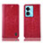 Handytasche Stand Schutzhülle Flip Leder Hülle H04P für Oppo A58 5G Rot