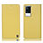 Handytasche Stand Schutzhülle Flip Leder Hülle H04P für Vivo iQOO 8 5G Gelb