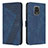 Handytasche Stand Schutzhülle Flip Leder Hülle H04X für Xiaomi Redmi Note 9 Pro Blau
