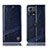 Handytasche Stand Schutzhülle Flip Leder Hülle H05P für Motorola Moto Edge 30 Fusion 5G Blau