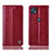 Handytasche Stand Schutzhülle Flip Leder Hülle H05P für Motorola Moto G50 5G Rot