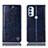 Handytasche Stand Schutzhülle Flip Leder Hülle H06P für Motorola Moto G71 5G
