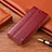 Handytasche Stand Schutzhülle Flip Leder Hülle H06P für Sony Xperia XA2 Plus Rot
