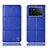 Handytasche Stand Schutzhülle Flip Leder Hülle H06P für Vivo iQOO 9 5G Blau