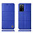 Handytasche Stand Schutzhülle Flip Leder Hülle H10P für Oppo A56 5G Blau