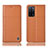 Handytasche Stand Schutzhülle Flip Leder Hülle H10P für Oppo A56 5G Orange