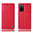 Handytasche Stand Schutzhülle Flip Leder Hülle H10P für Oppo A56 5G Rot