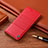 Handytasche Stand Schutzhülle Flip Leder Hülle H10P für Samsung Galaxy M51 Rot