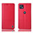 Handytasche Stand Schutzhülle Flip Leder Hülle H11P für Motorola Moto G50 5G Rot