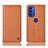 Handytasche Stand Schutzhülle Flip Leder Hülle H11P für Motorola Moto G51 5G