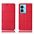 Handytasche Stand Schutzhülle Flip Leder Hülle H11P für Oppo A58 5G Rot