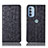 Handytasche Stand Schutzhülle Flip Leder Hülle H16P für Motorola Moto G41