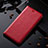 Handytasche Stand Schutzhülle Flip Leder Hülle H17P für Vivo iQOO 9 5G Rot