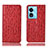 Handytasche Stand Schutzhülle Flip Leder Hülle H18P für Oppo A58 5G Rot