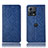 Handytasche Stand Schutzhülle Flip Leder Hülle H19P für Motorola Moto Edge S30 Pro 5G Blau