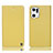 Handytasche Stand Schutzhülle Flip Leder Hülle H21P für Oppo Find X5 5G Gelb