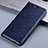 Handytasche Stand Schutzhülle Flip Leder Hülle H22P für Apple iPhone Xs Blau