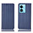 Handytasche Stand Schutzhülle Flip Leder Hülle H23P für Oppo A58 5G Blau