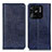 Handytasche Stand Schutzhülle Flip Leder Hülle K01Z für Xiaomi Redmi 10C 4G Blau