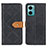 Handytasche Stand Schutzhülle Flip Leder Hülle K05Z für Xiaomi Redmi Note 11E 5G Schwarz