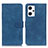 Handytasche Stand Schutzhülle Flip Leder Hülle K09Z für Oppo Reno7 A Blau