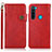 Handytasche Stand Schutzhülle Flip Leder Hülle K09Z für Xiaomi Redmi Note 8 (2021) Rot
