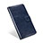 Handytasche Stand Schutzhülle Flip Leder Hülle L01 für Blackberry KEYone Blau