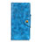 Handytasche Stand Schutzhülle Flip Leder Hülle L01 für Huawei Enjoy 10S Hellblau
