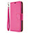 Handytasche Stand Schutzhülle Flip Leder Hülle L01 für Huawei Y7p Pink