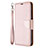 Handytasche Stand Schutzhülle Flip Leder Hülle L01 für Huawei Y7p Rosegold