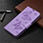 Handytasche Stand Schutzhülle Flip Leder Hülle L01 für LG K61 Violett
