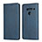Handytasche Stand Schutzhülle Flip Leder Hülle L01 für LG V50 ThinQ 5G Blau